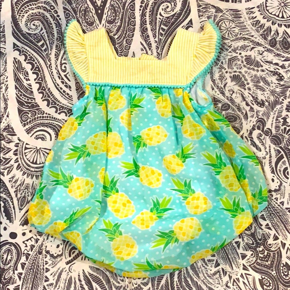 Pineapple Bubble Romper